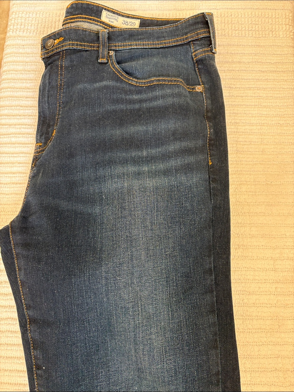 Daniel Cremieux Men's Dark Blue Straight Jeans